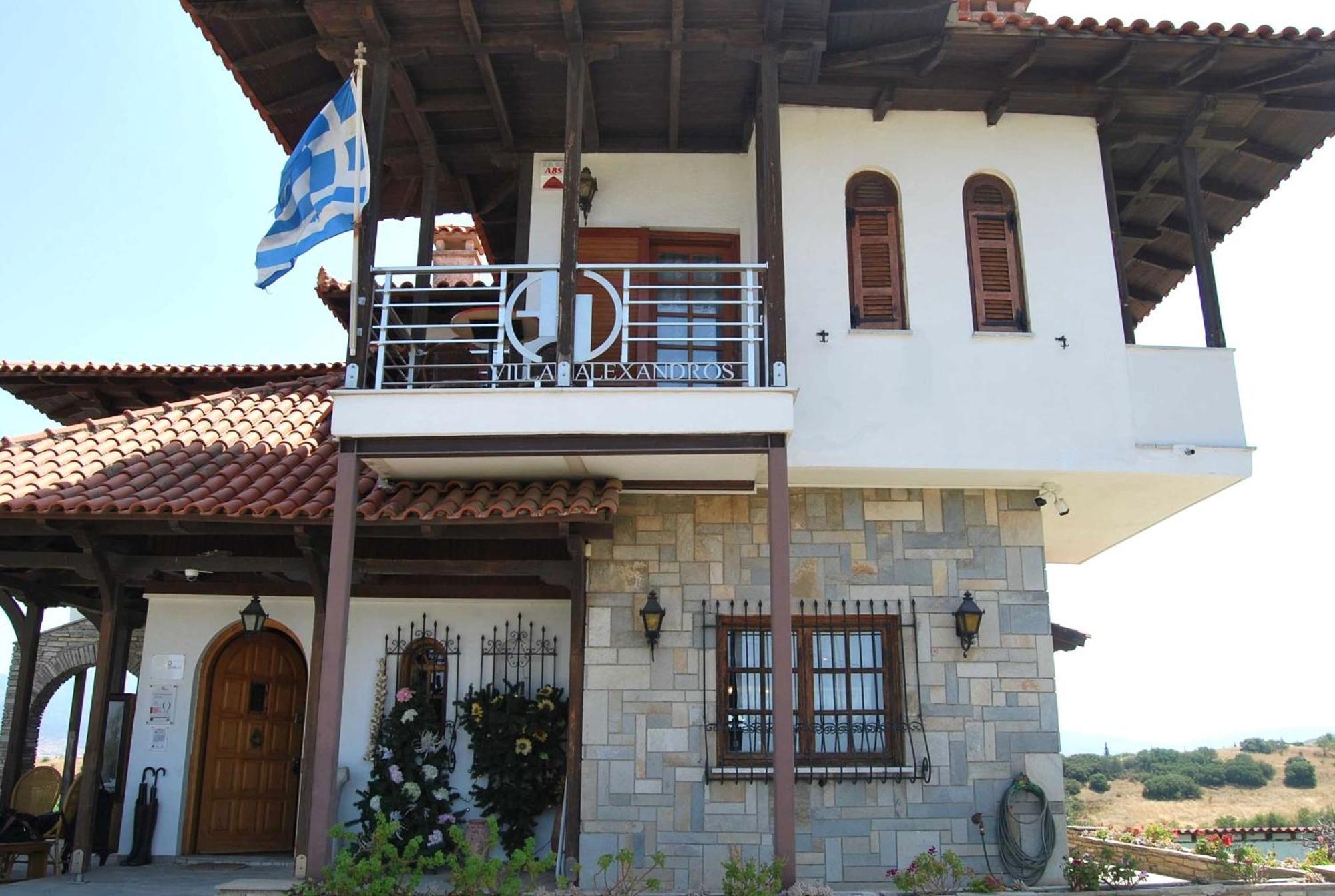 Archontiko Alexandros Luxury Suites Kardia Bagian luar foto